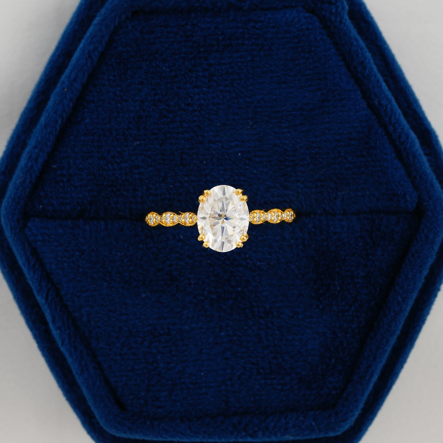 1.91 CT Oval Cut Lab Grown Diamond Ring – A Promise of Forever Sparkle