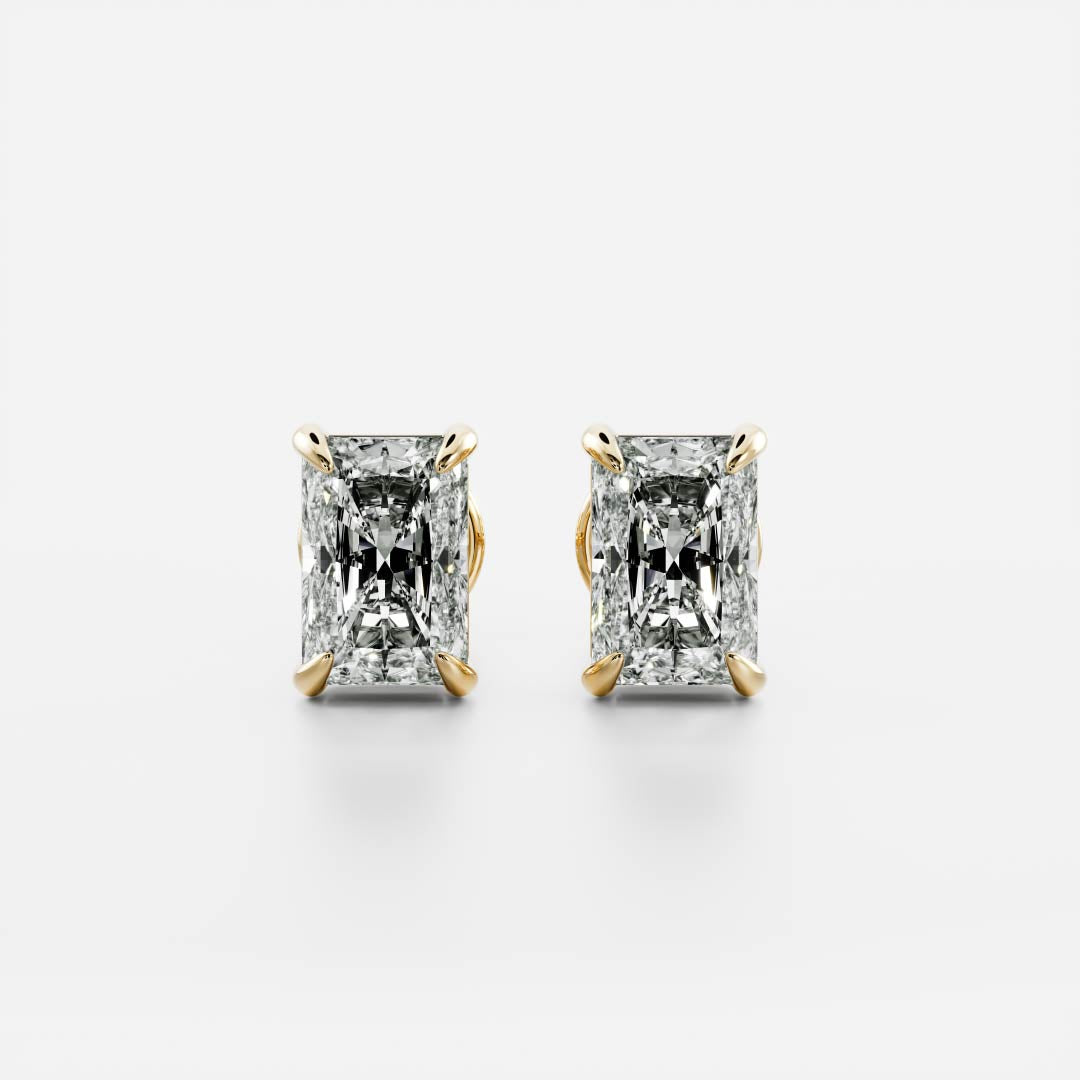 The Freya Radiant Cut Lab-Grown Diamond Studs