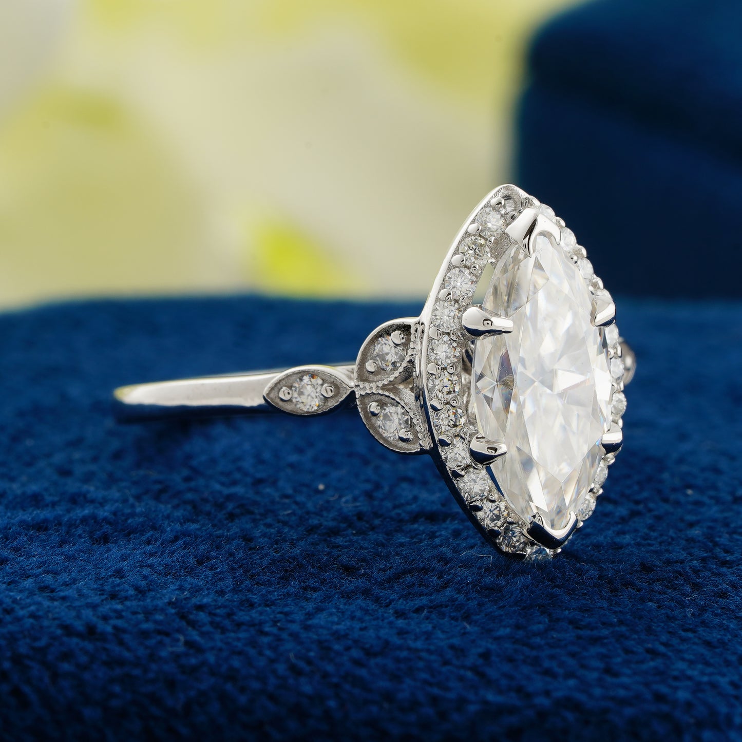 Marquise Blossom Diamond Ring – A Promise of Forever Love