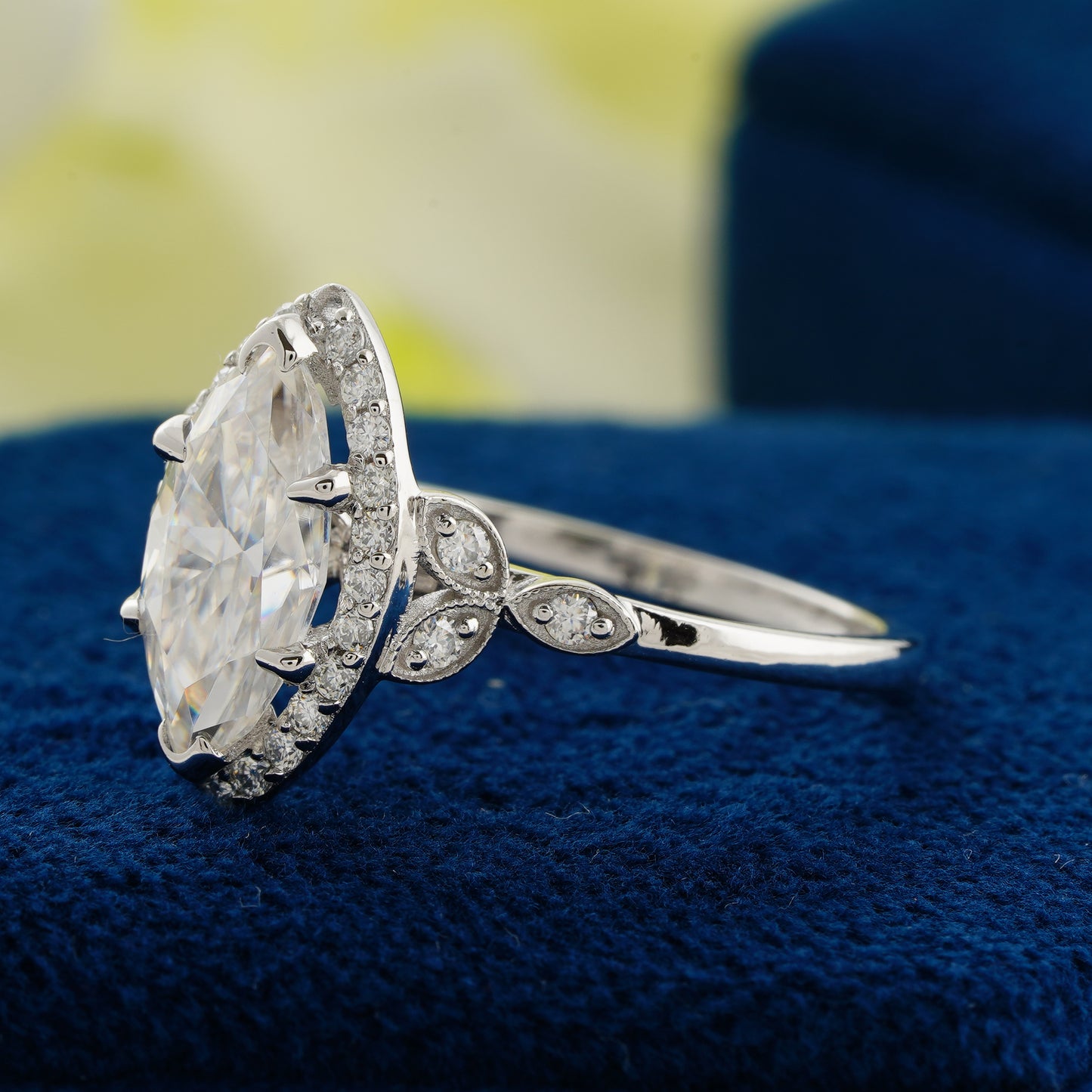 Marquise Blossom Diamond Ring – A Promise of Forever Love