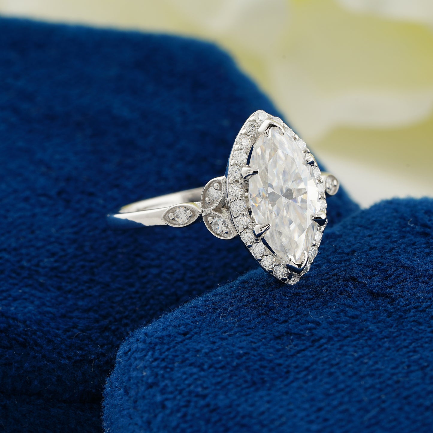 Marquise Blossom Diamond Ring – A Promise of Forever Love