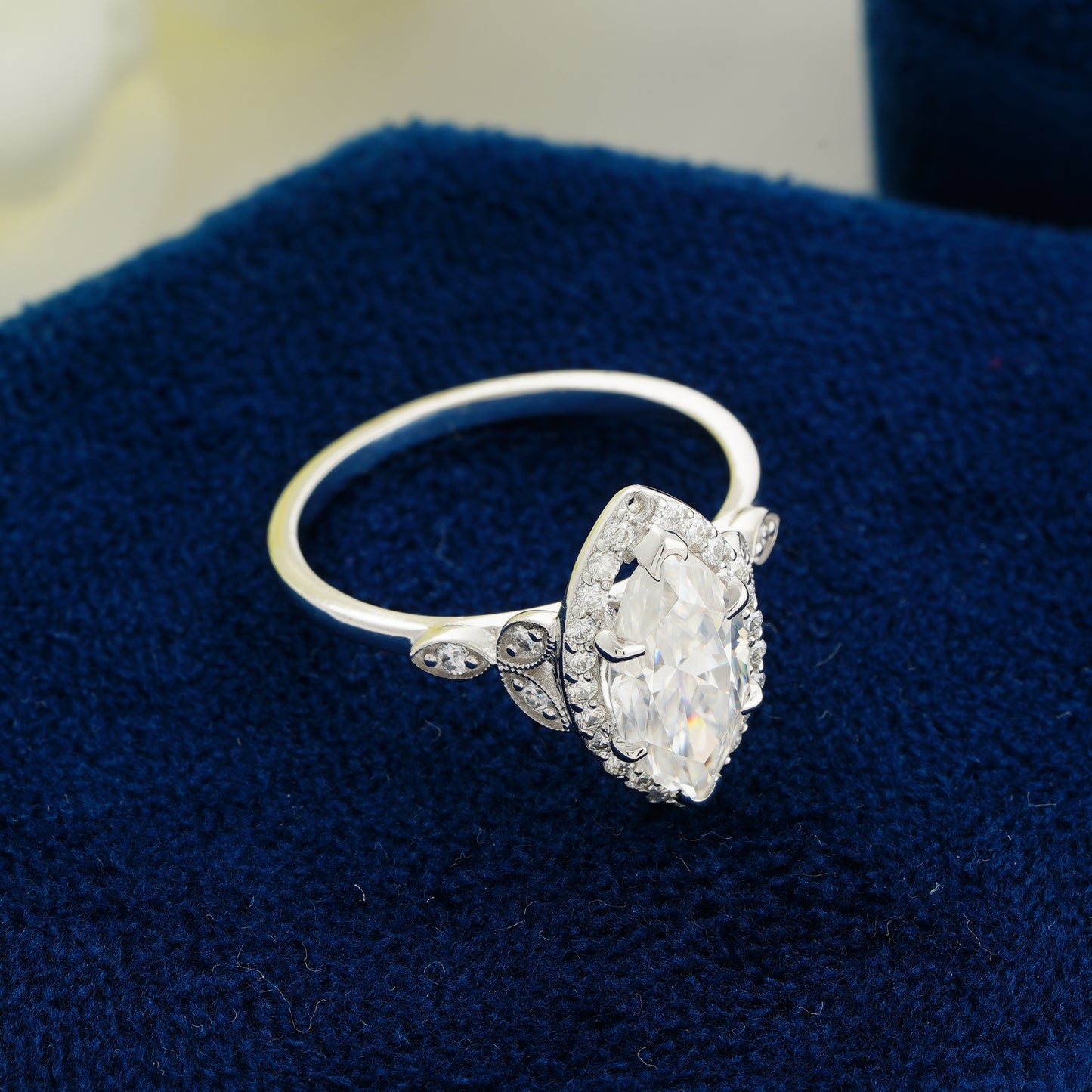 Marquise Blossom Diamond Ring – A Promise of Forever Love