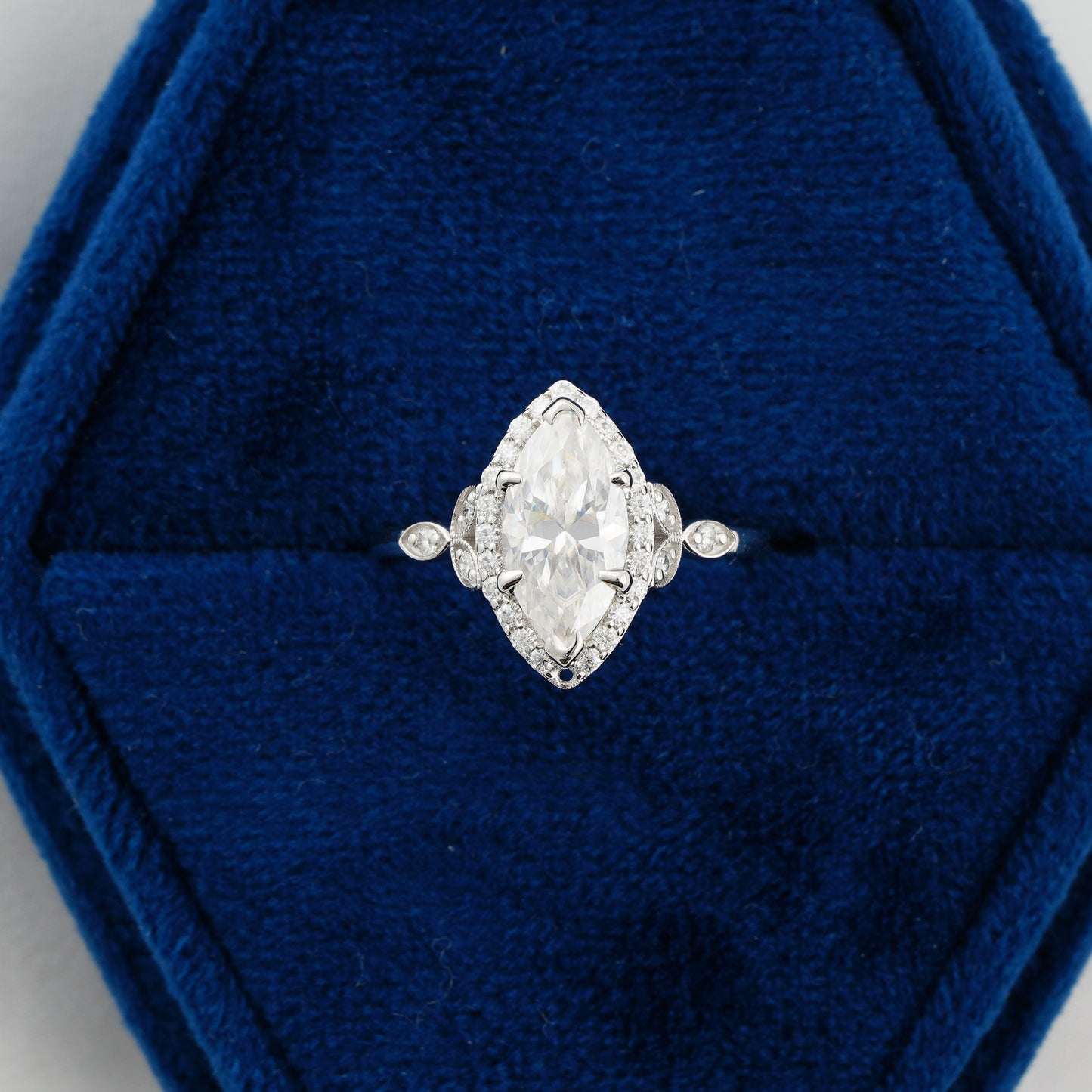 Marquise Blossom Diamond Ring – A Promise of Forever Love