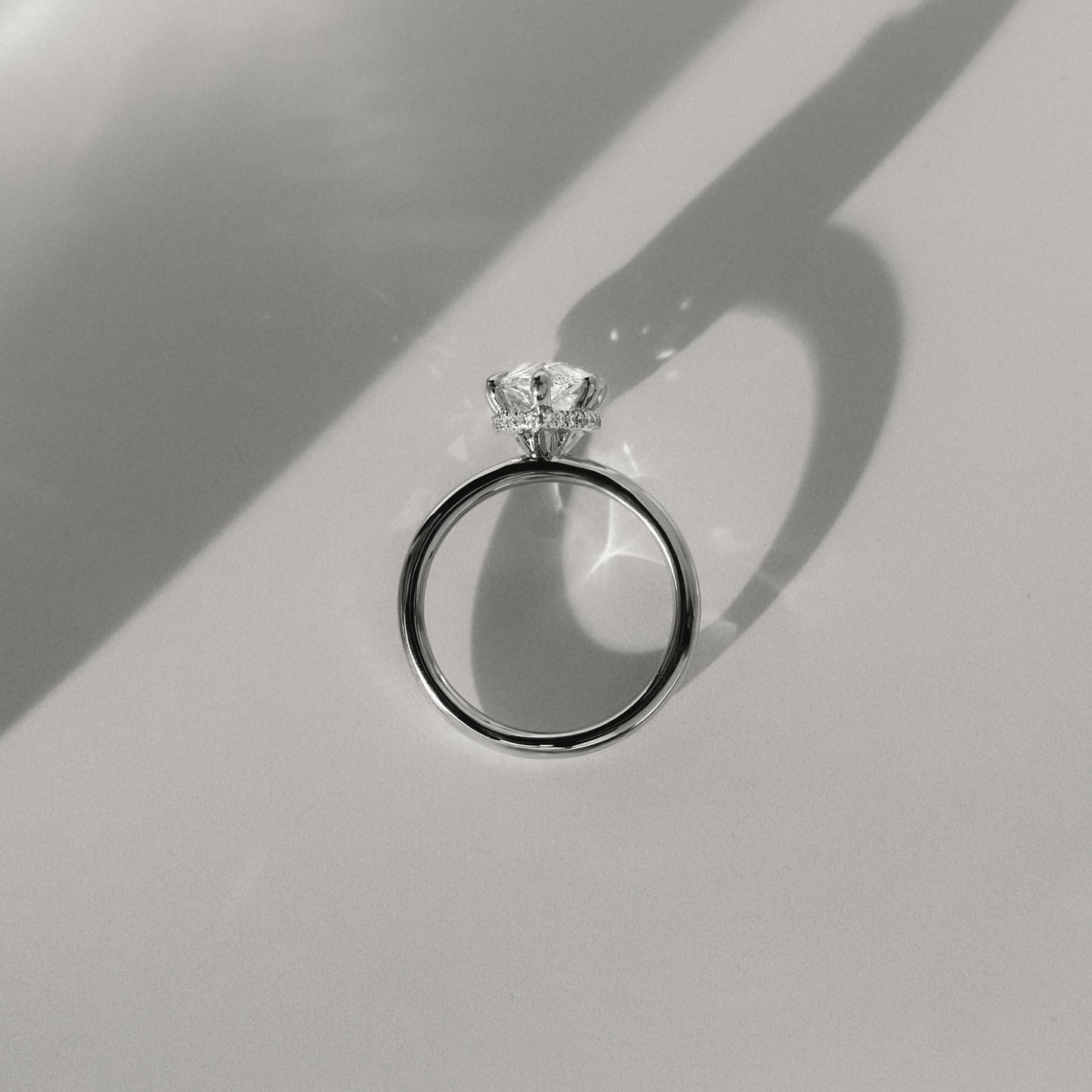 Pear Lab-Grown Diamond Classic Solitaire Engagement Ring