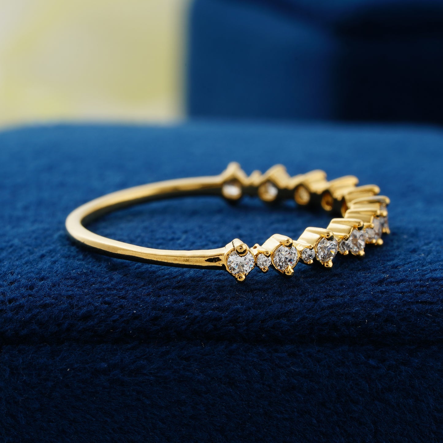 Half Eternity Lab Grown Diamond Wedding Band