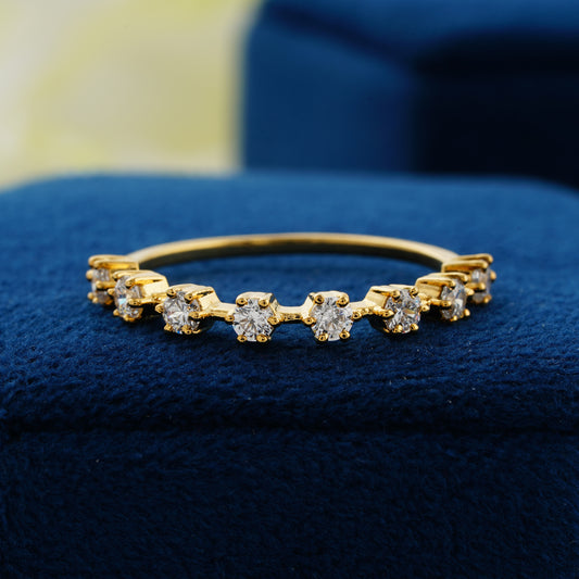 Shared Prong Lab Grown Diamond Wedding Band