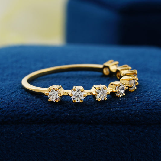 Shared Prong Lab Grown Diamond Wedding Band