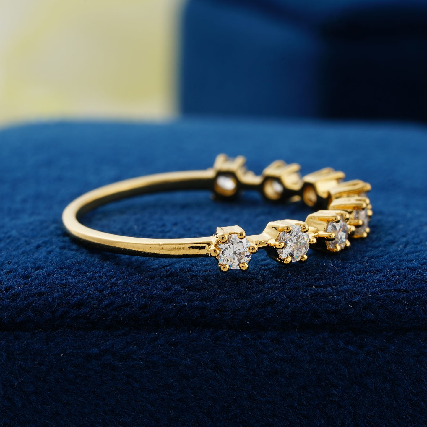 Shared Prong Lab Grown Diamond Wedding Band