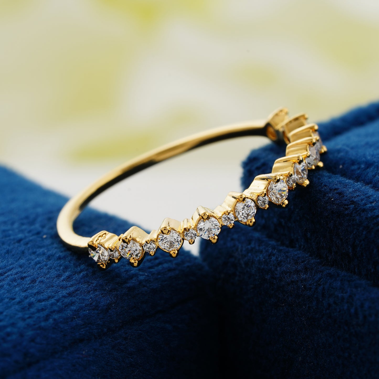 Half Eternity Lab Grown Diamond Wedding Band