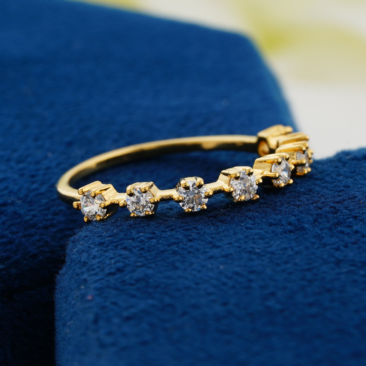 Shared Prong Lab Grown Diamond Wedding Band