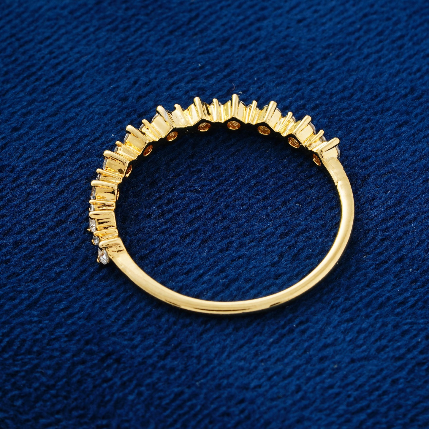 Half Eternity Lab Grown Diamond Wedding Band