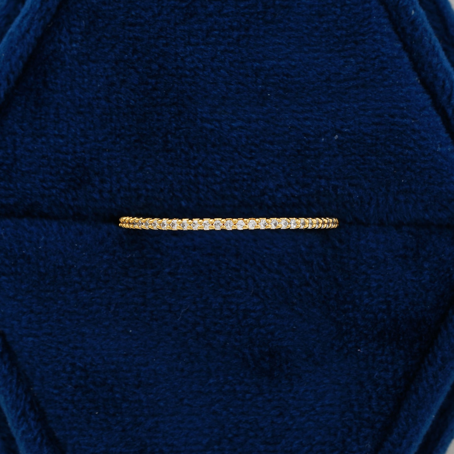 Dainty Full Eternity Lab Grown Diamond Band