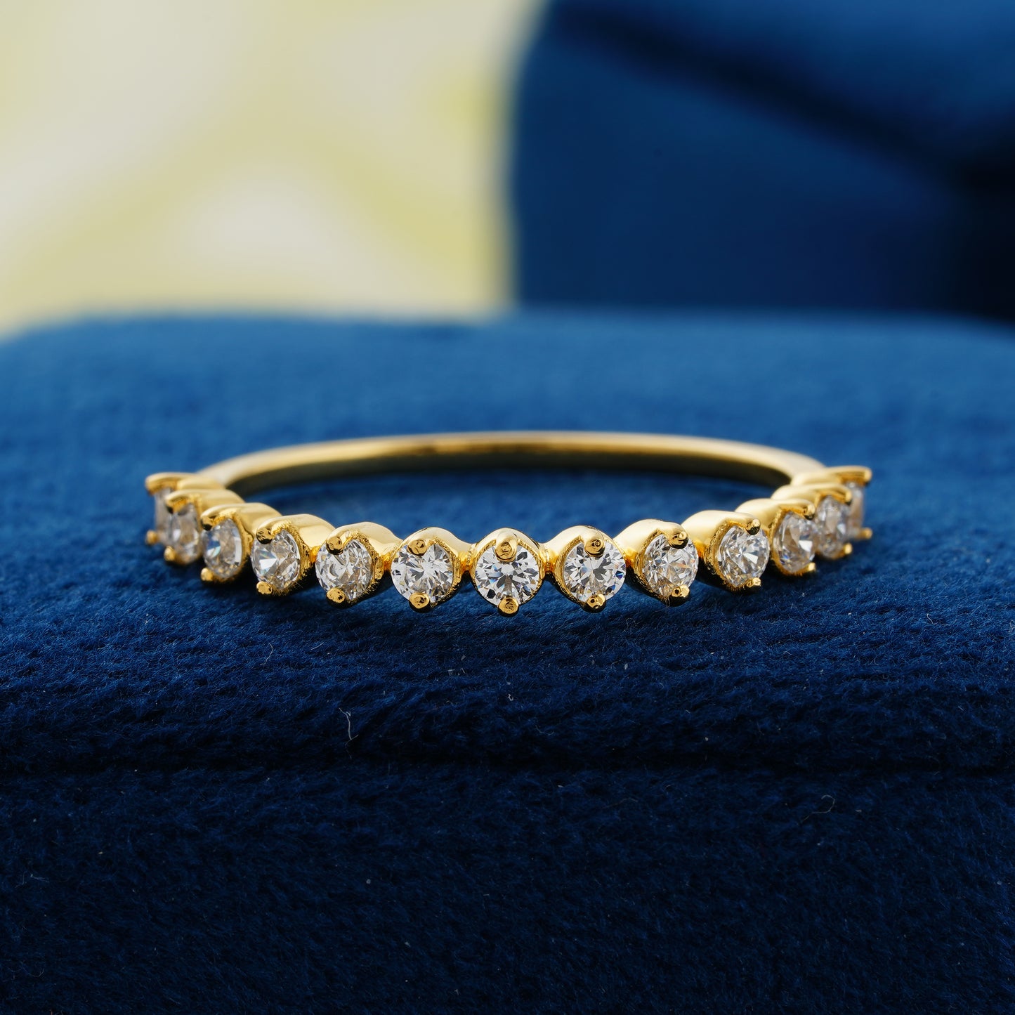 Heart-Style Lab Grown Diamond Wedding Band