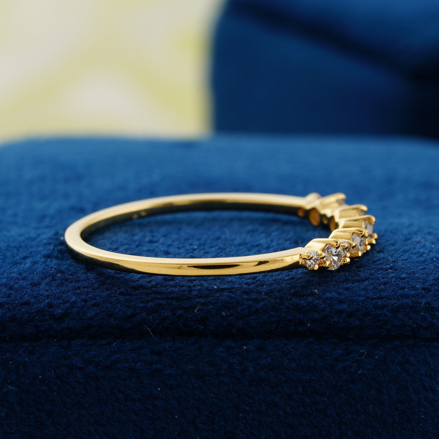 Luna Grace Graduated Lab Grown Diamond Wedding Band