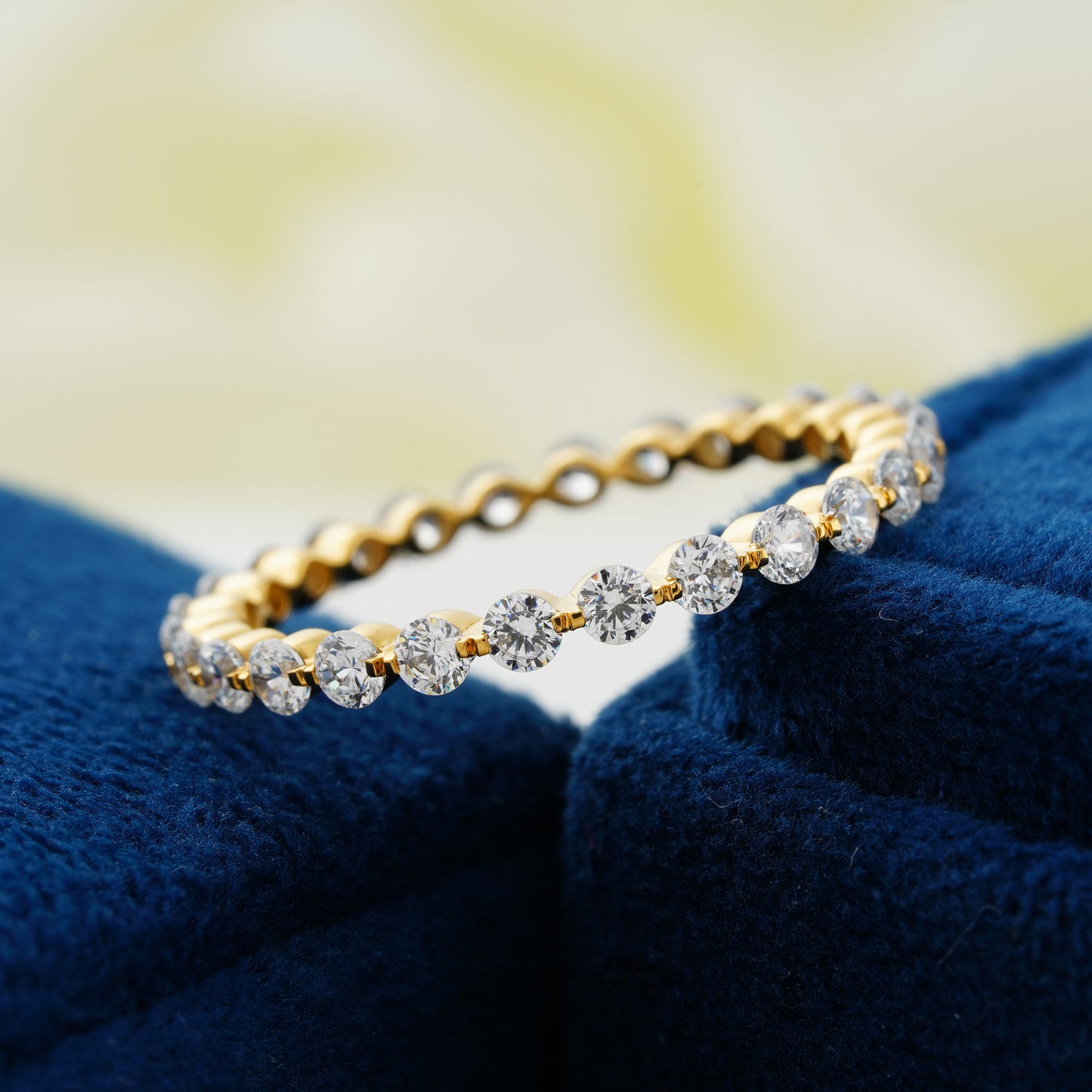 1.20 CT Full Eternity Lab Grown Diamond Wedding Band