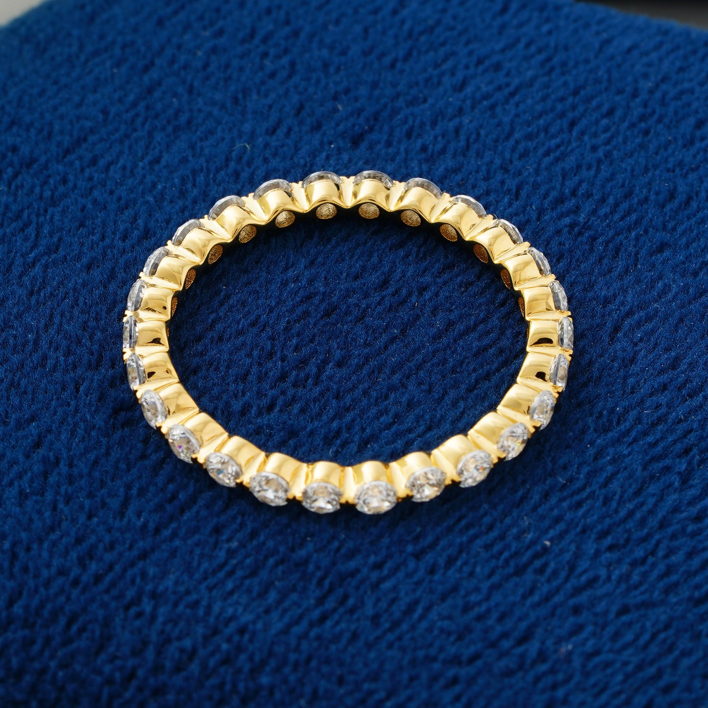 1.20 CT Full Eternity Lab Grown Diamond Wedding Band