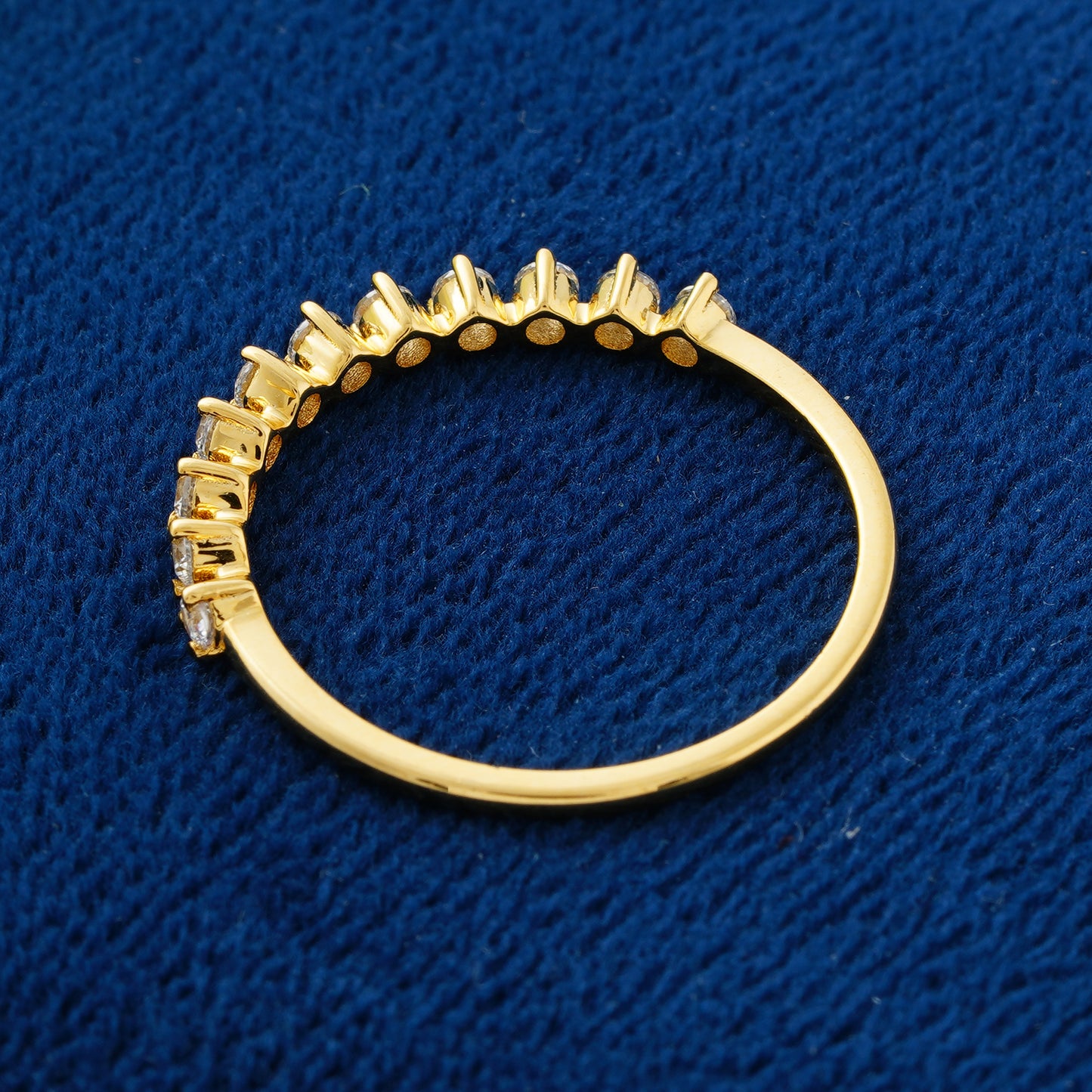 Eternal Glow Half Eternity Lab Grown Diamond Wedding Band