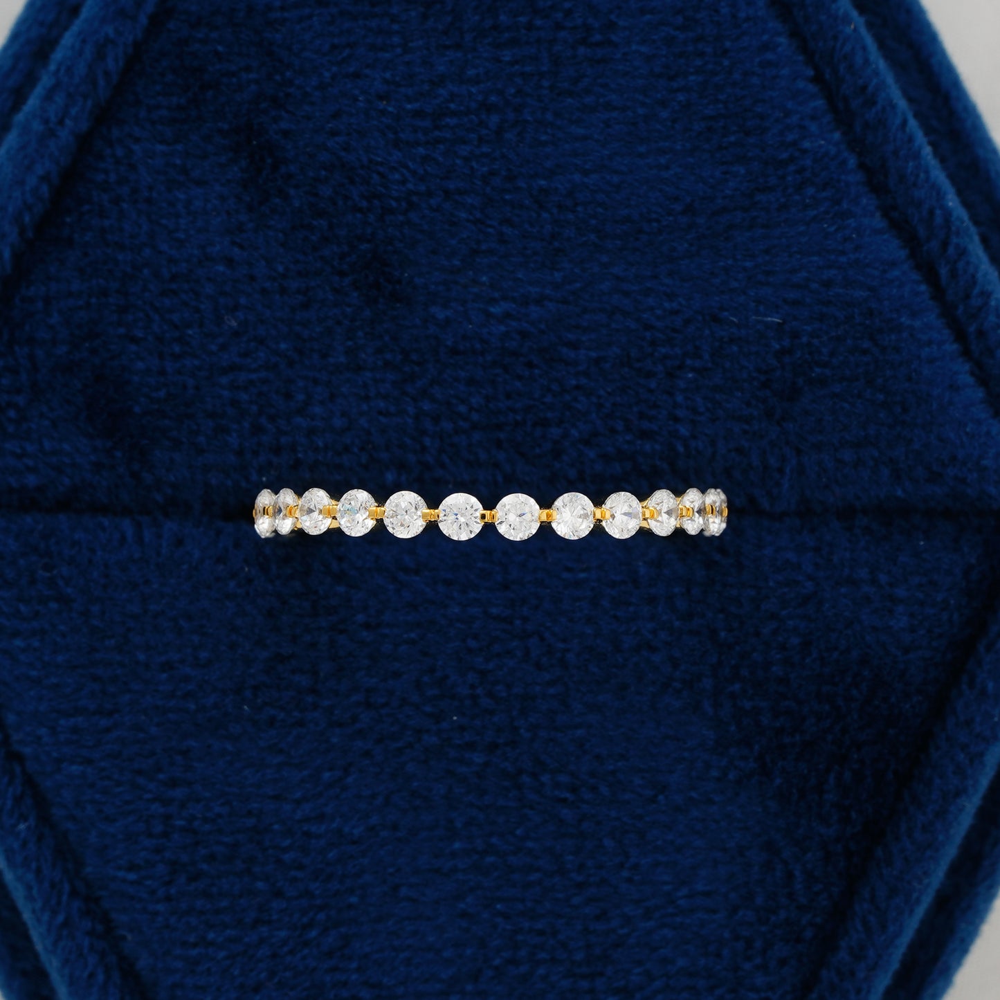 1.20 CT Full Eternity Lab Grown Diamond Wedding Band