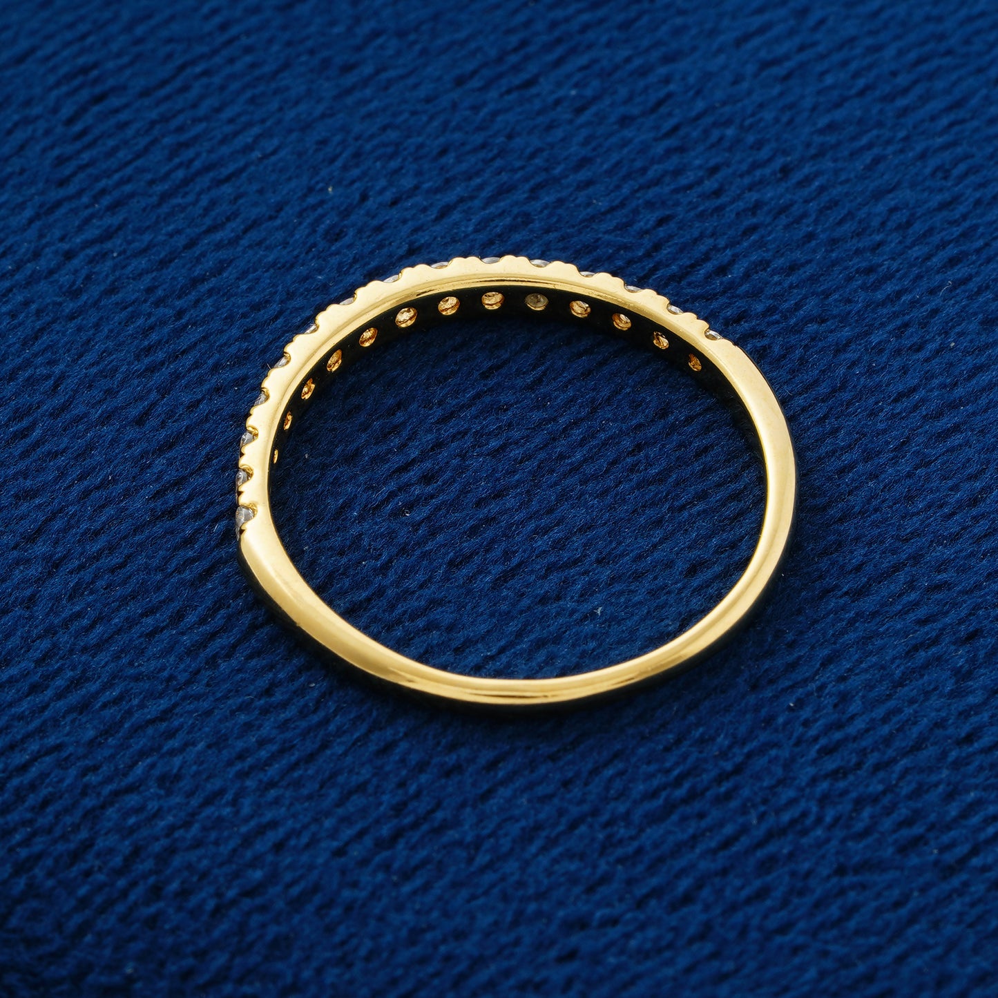 Eternal Shine Classic Pavé Lab Grown Diamond Wedding Band