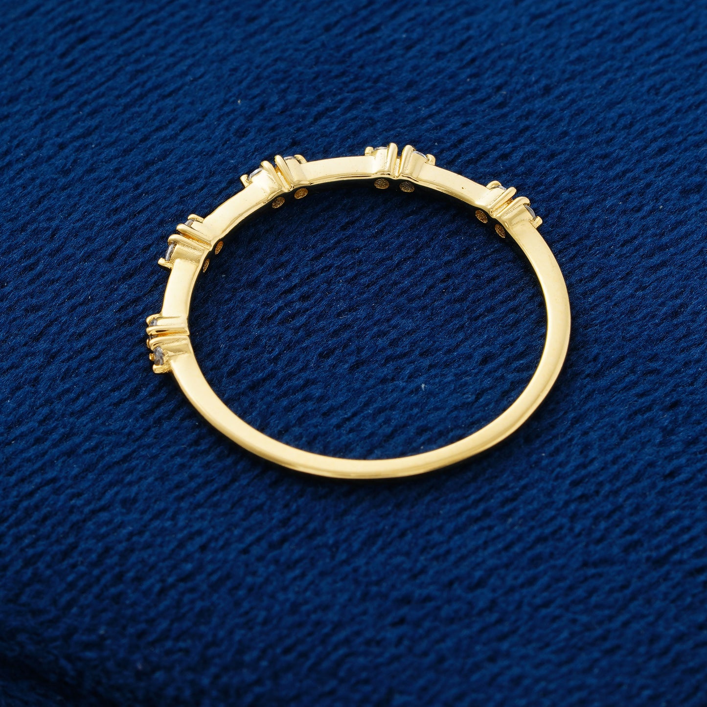 Elysia Petite Round Lab Grown Diamond Wedding Band