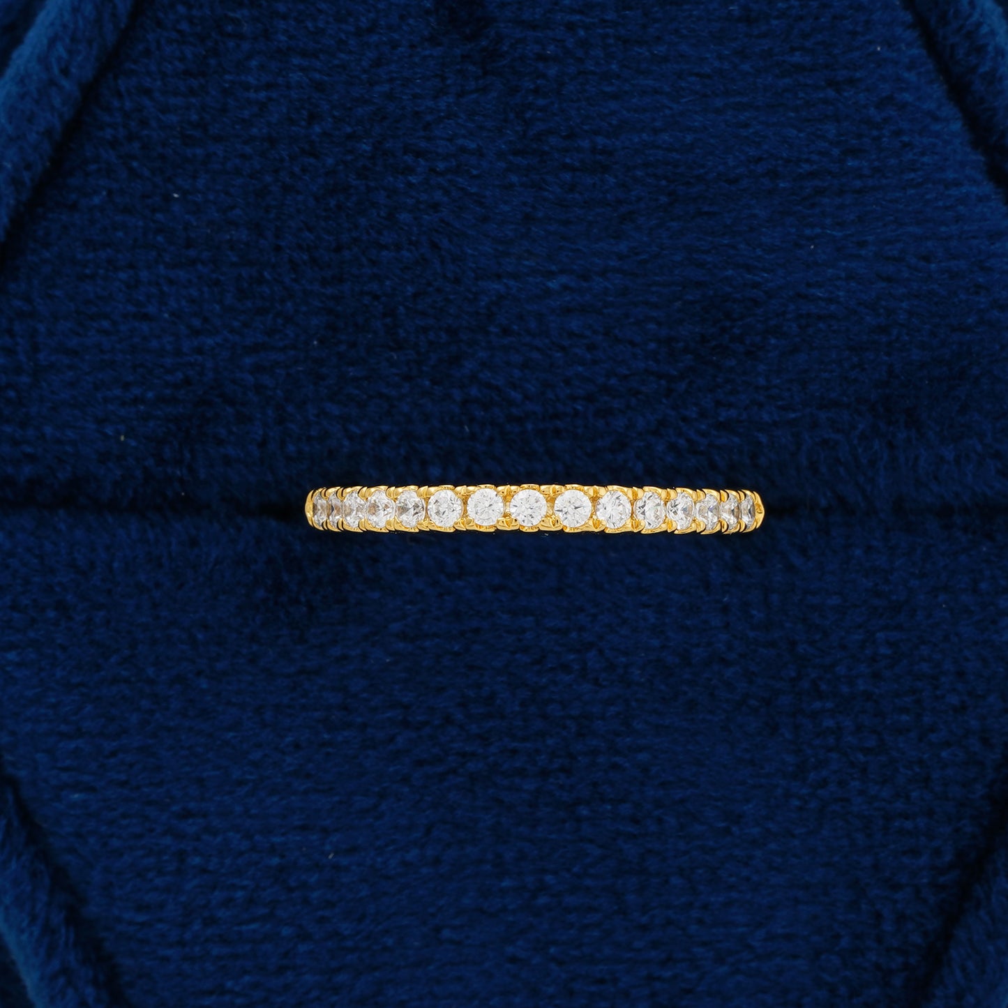 Eternal Shine Classic Pavé Lab Grown Diamond Wedding Band