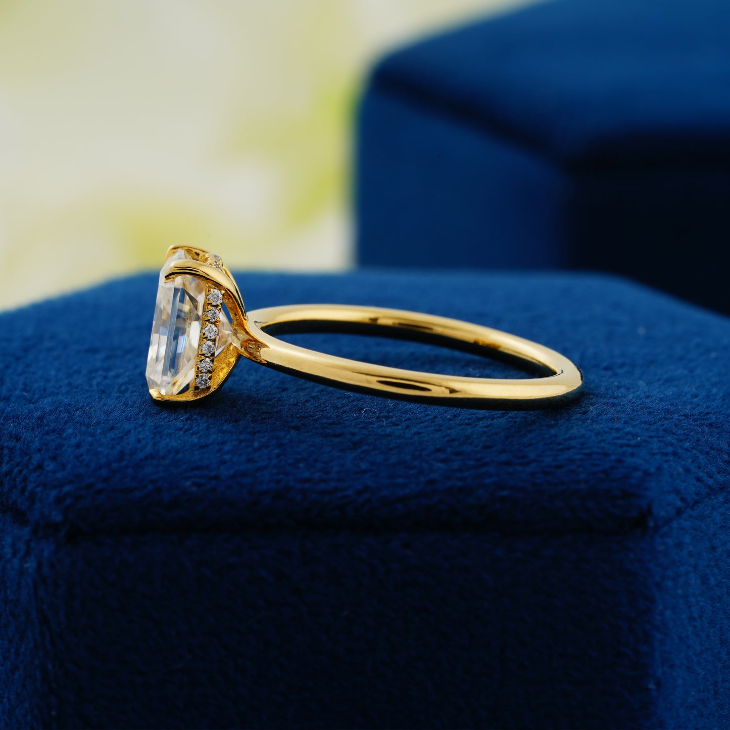 2.3 Carat Emerald Cut Diamond Ring – Elegant Engagement Ring