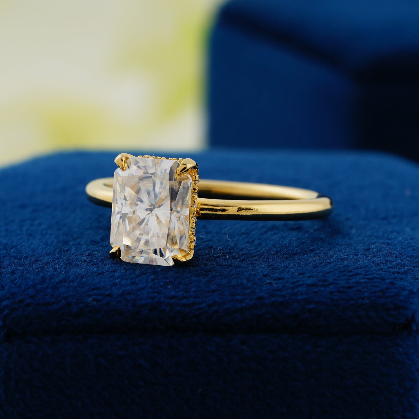 2.3 Carat Emerald Cut Diamond Ring – Elegant Engagement Ring