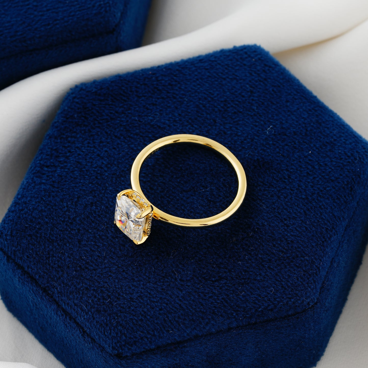 2.3 Carat Emerald Cut Diamond Ring – Elegant Engagement Ring