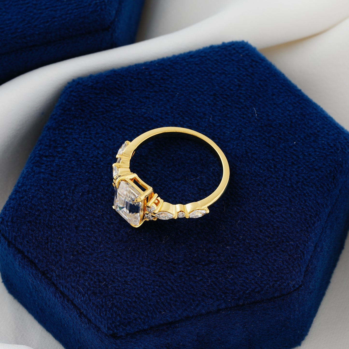 2.3 Carat Emerald Cut Engagement Ring – Forever Elegance