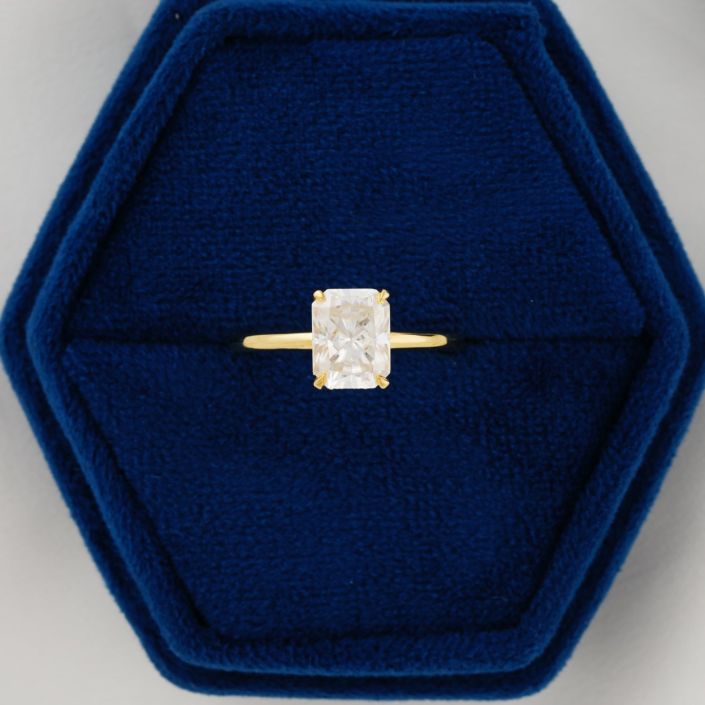2.3 Carat Emerald Cut Diamond Ring – Elegant Engagement Ring