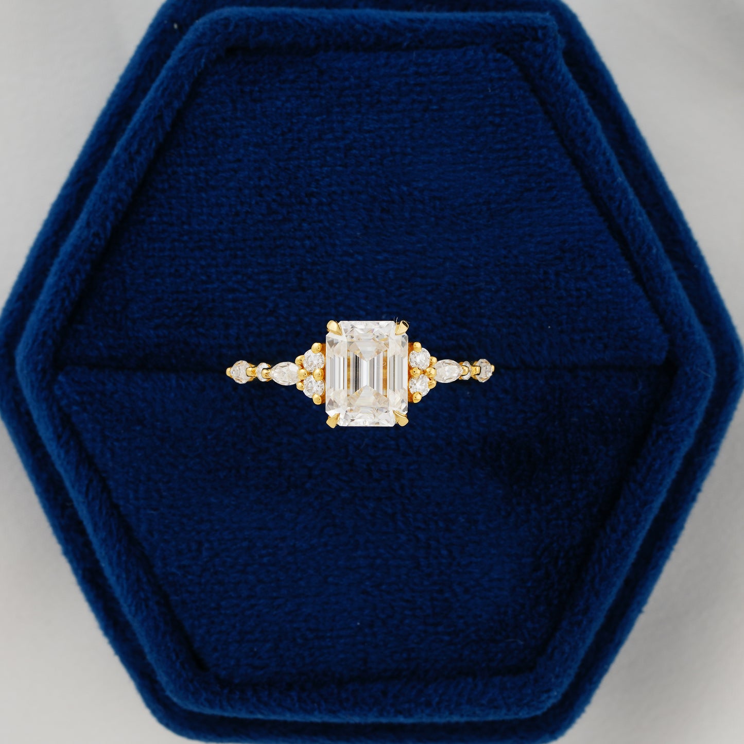 2.3 Carat Emerald Cut Engagement Ring – Forever Elegance