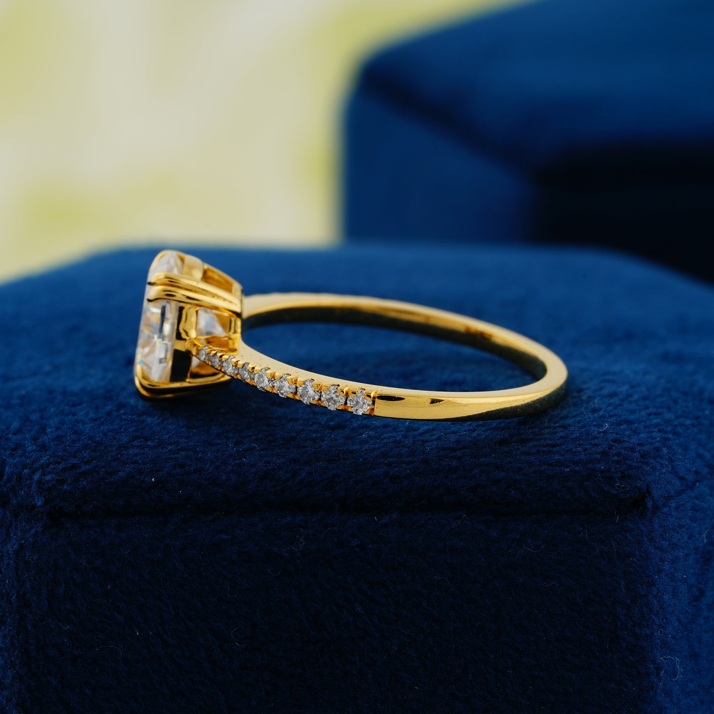 1.6 CT Oval Cut Lab Grown Diamond Engagement Ring – Eternal Bloom