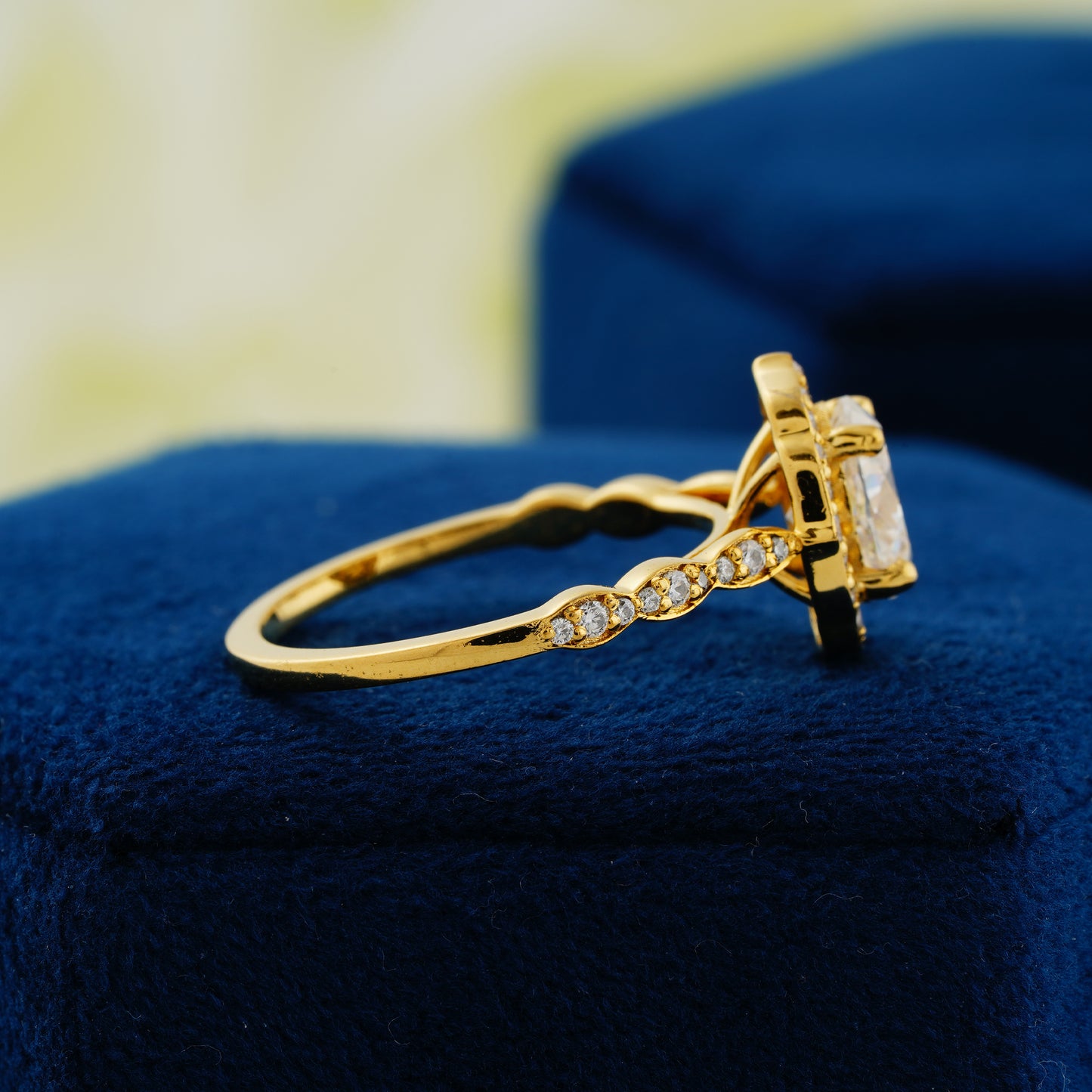 1.31 CT Oval Cut Lab Grown Diamond Engagement Ring – Eternal Grace