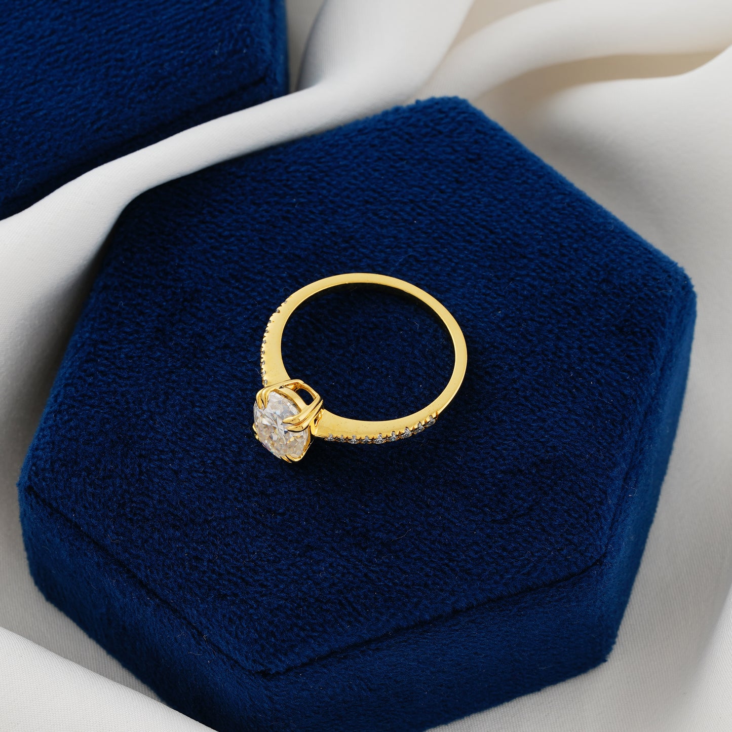 1.6 CT Oval Cut Lab Grown Diamond Engagement Ring – Eternal Bloom