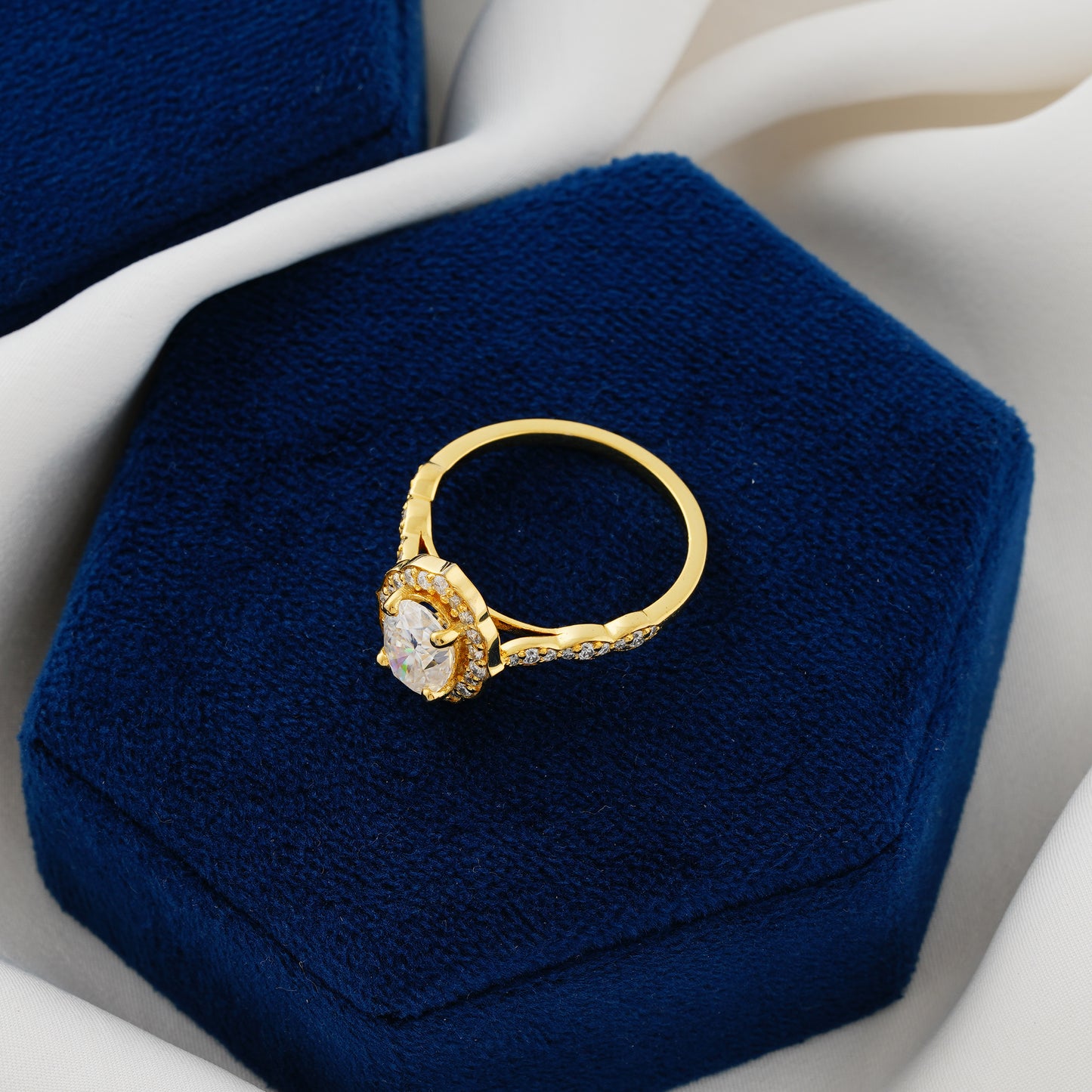 1.31 CT Oval Cut Lab Grown Diamond Engagement Ring – Eternal Grace