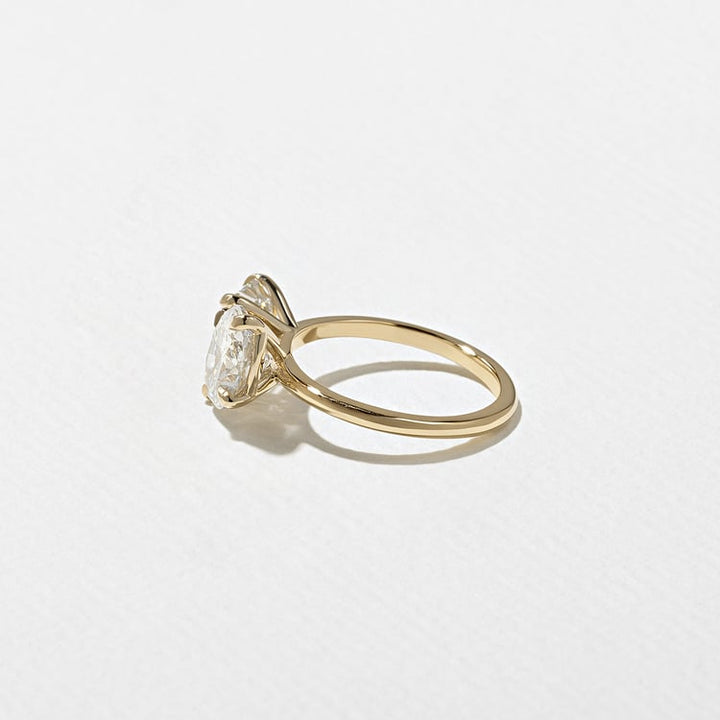 Oval & Asscher Cut Lab Grown Diamond Toi et Moi Engagement Ring