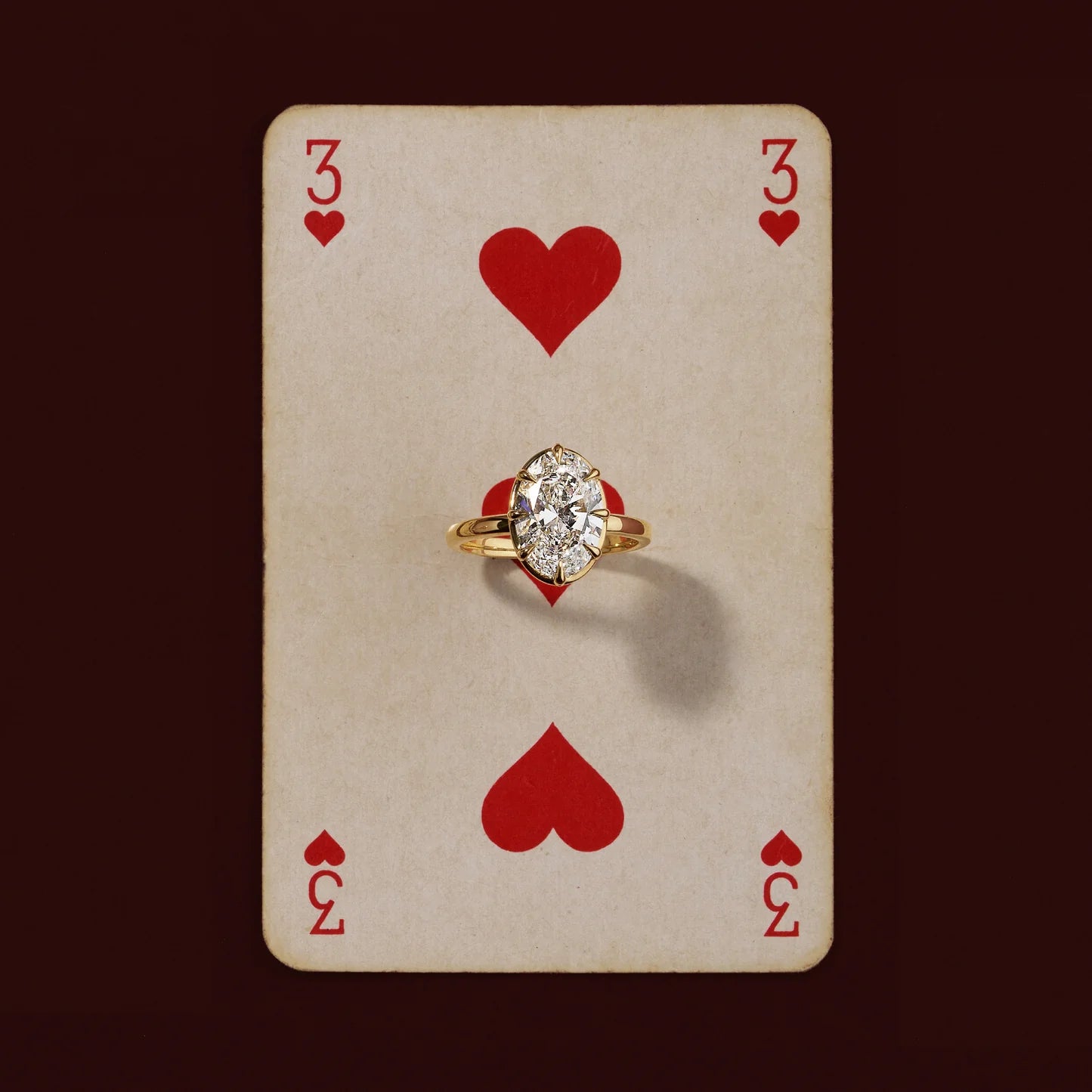 Oval Cut Lab-Grown Diamond Bezel & Multi-Prong Engagement Ring