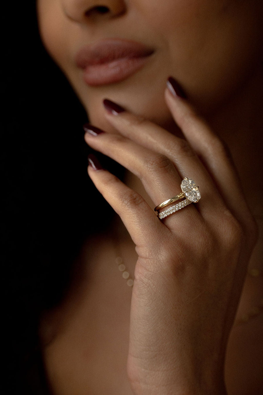 Cushion Lab-Grown Diamond Matte Band Solitaire Engagement Ring