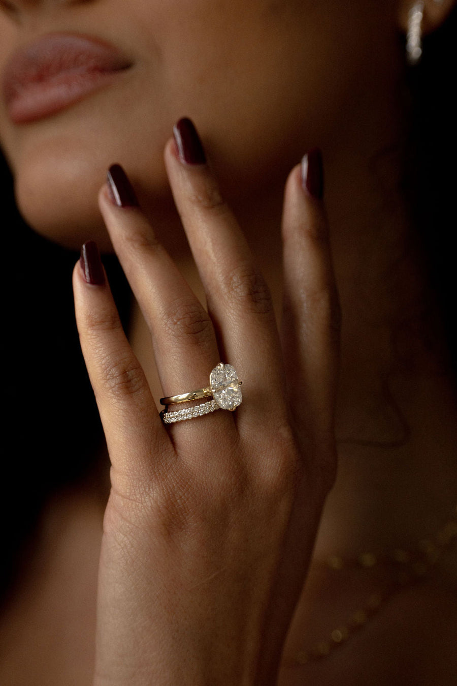 Cushion Lab-Grown Diamond Matte Band Solitaire Engagement Ring