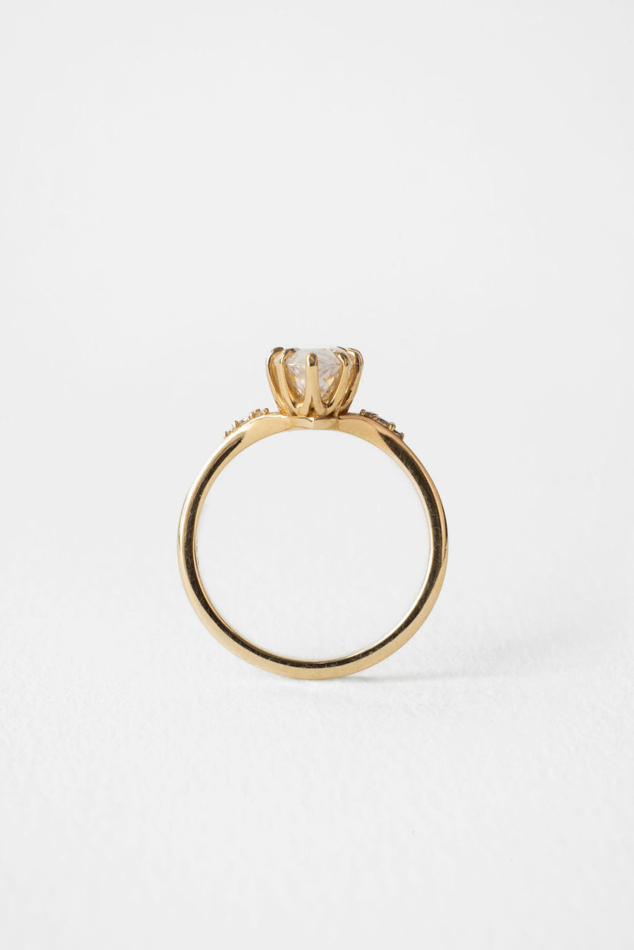 Marquise Lab-Grown Diamond Vintage Cluster Engagement Ring