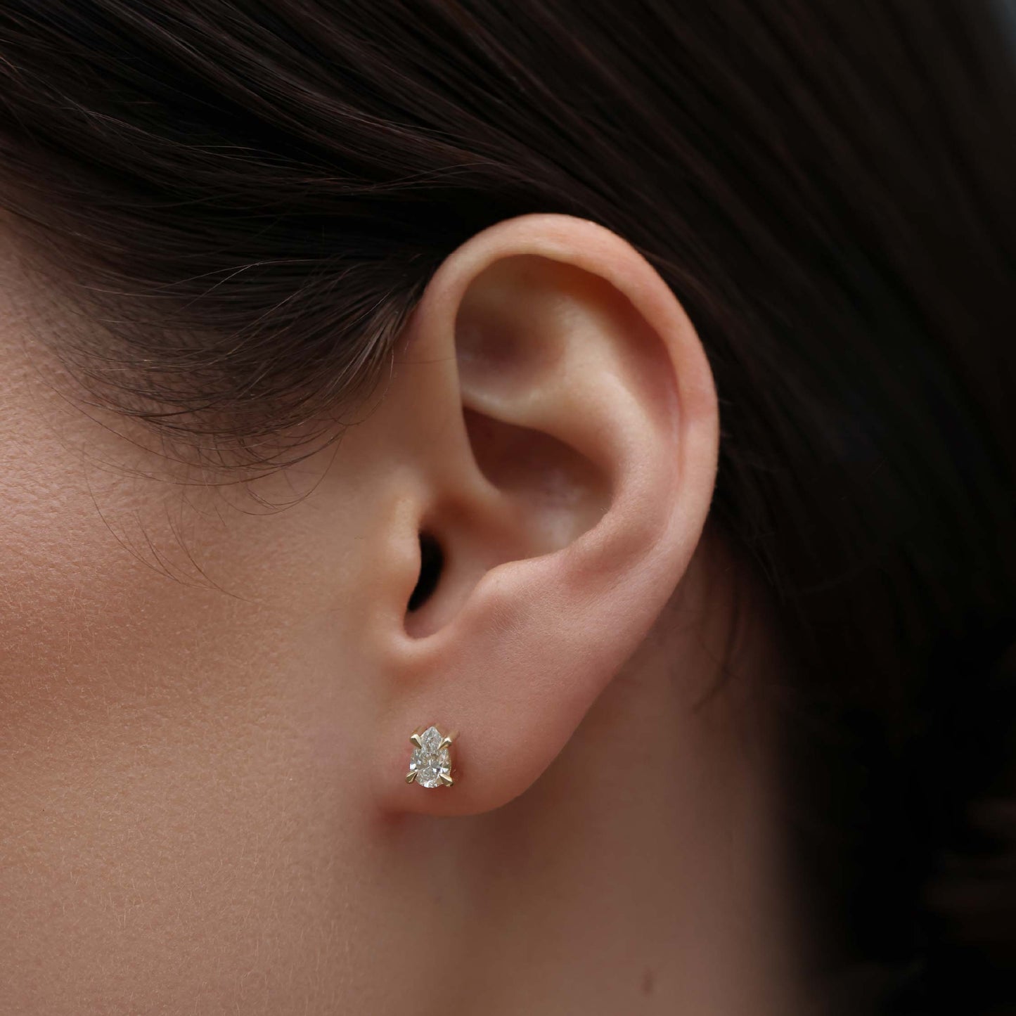 The Seraphina Pear Cut Lab-Grown Diamond Studs