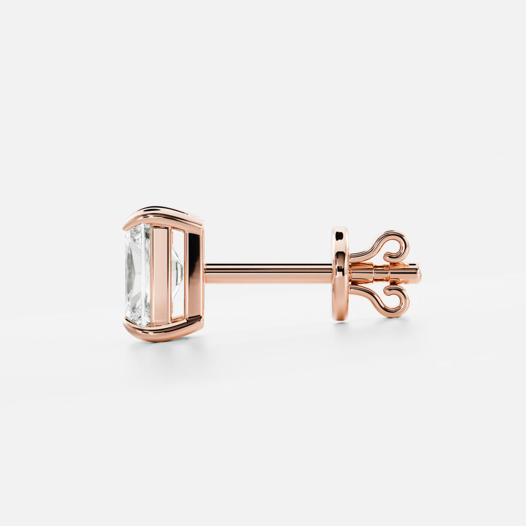 The Freya Radiant Cut Lab-Grown Diamond Studs