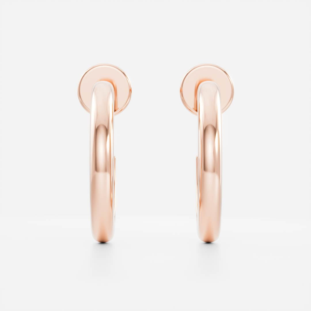 The Hera Classic Gold Hoop Earrings