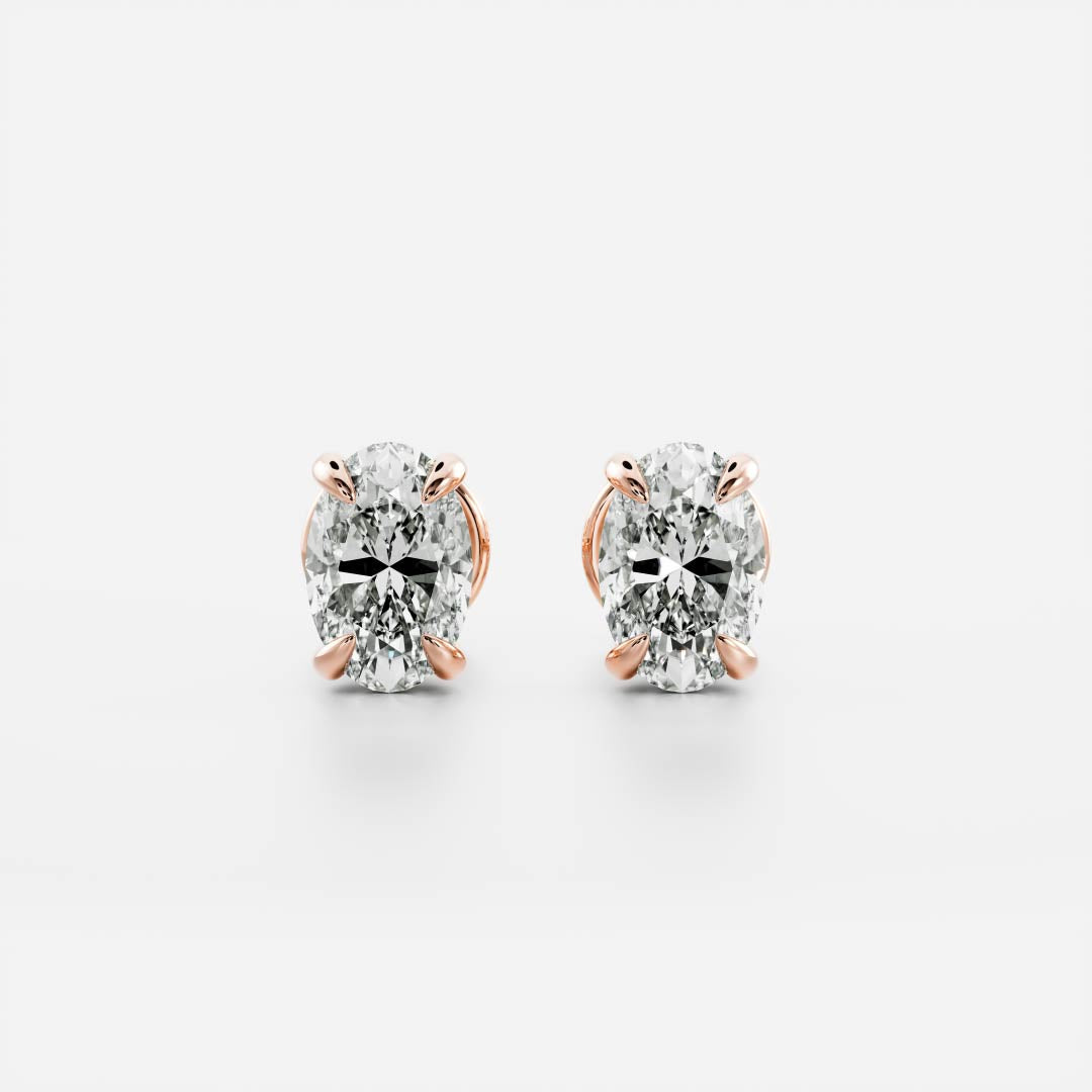 The Aria Oval Cut Lab-Grown Diamond Studs