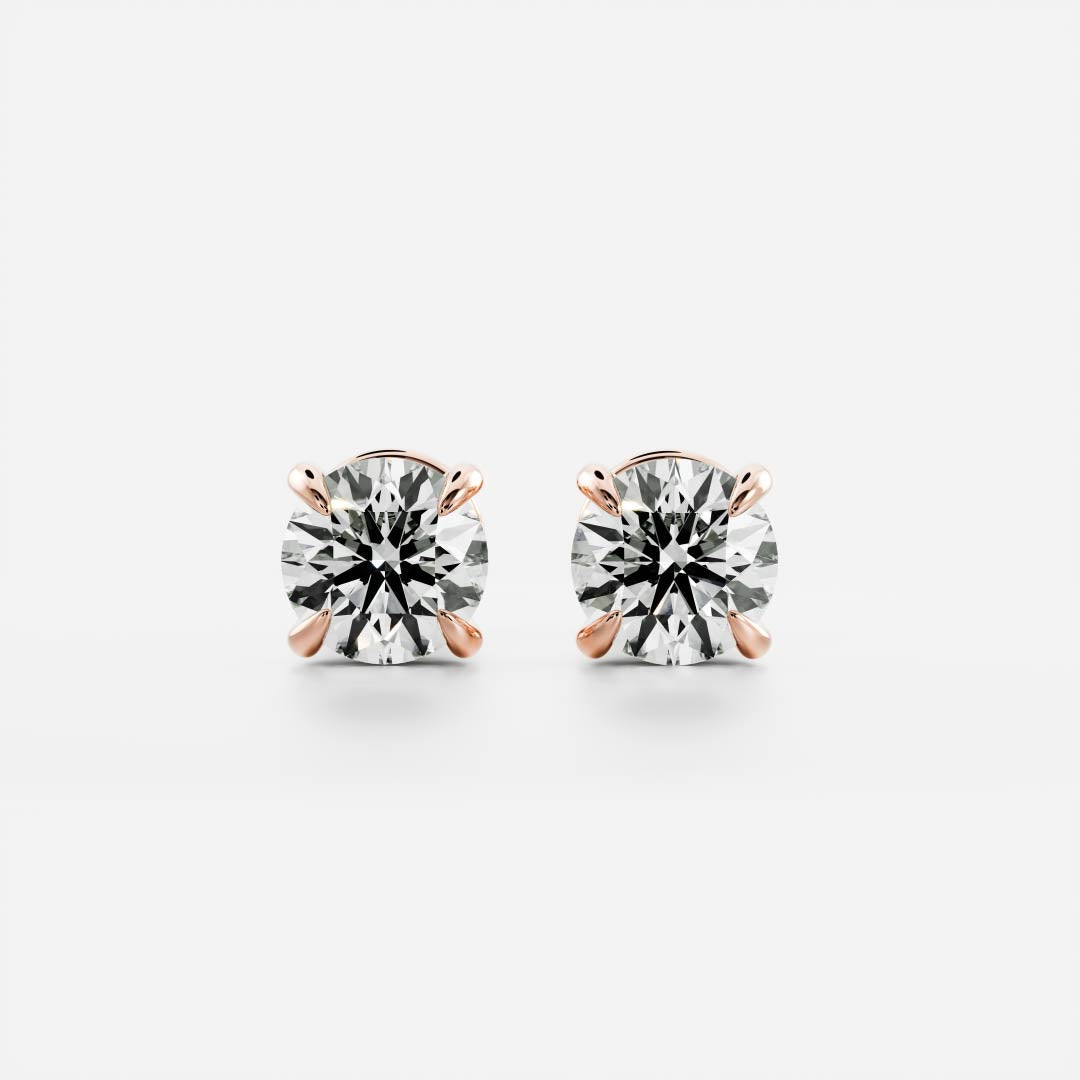 The Stella Round Brilliant Lab-Grown Diamond Studs