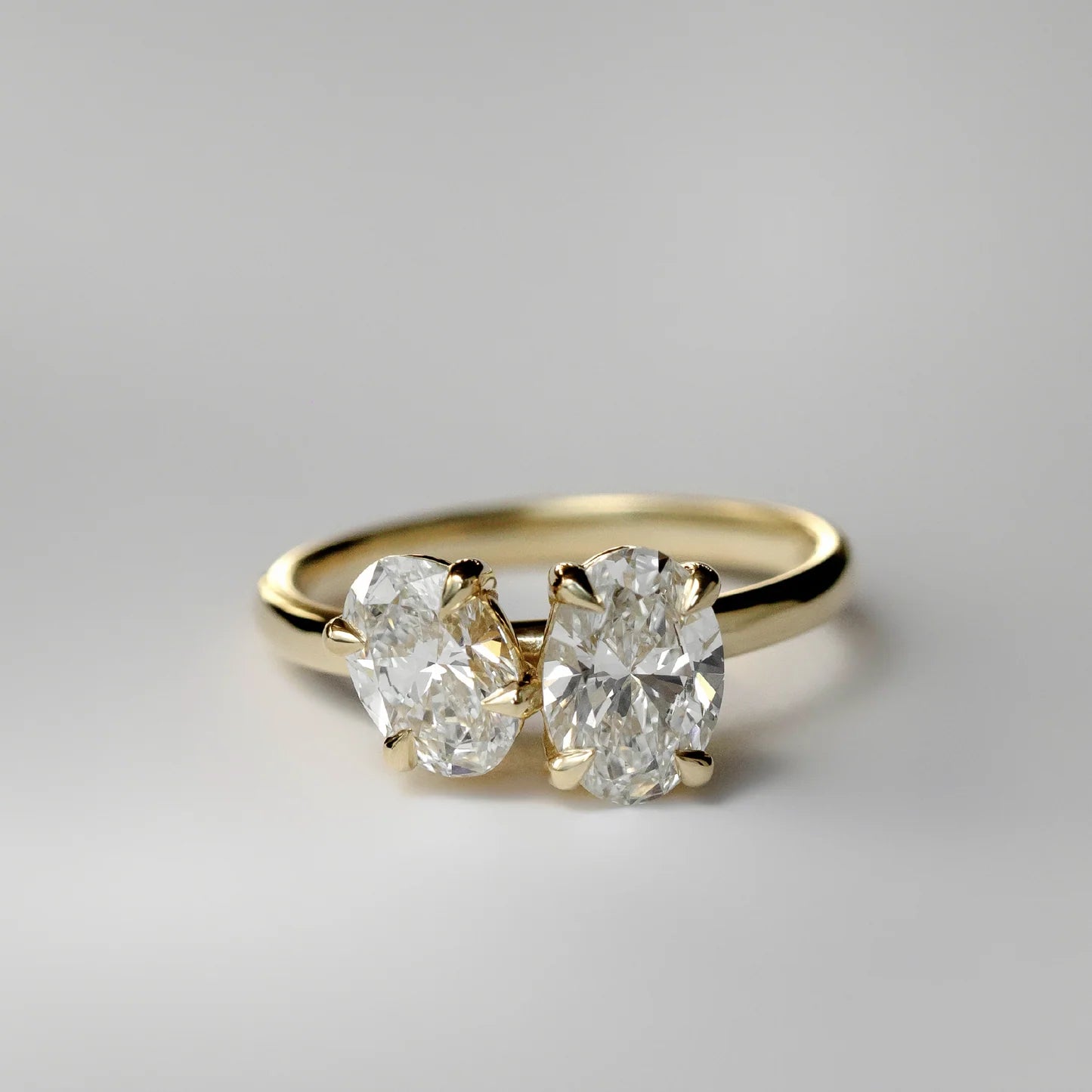 Oval & Oval Lab-Grown Diamond Toi et Moi Engagement Ring