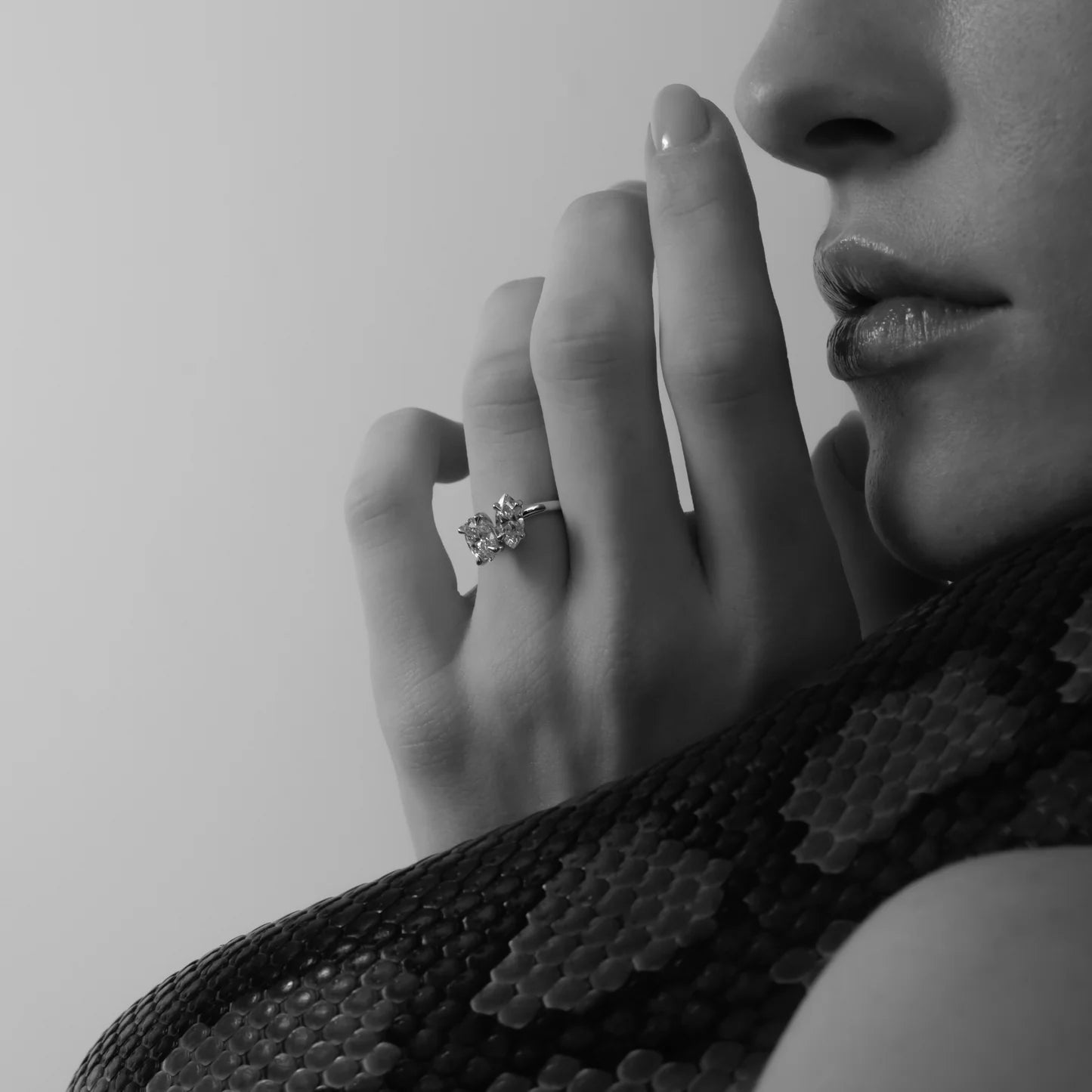 Oval & Marquise Lab-Grown Diamond Toi et Moi Engagement Ring