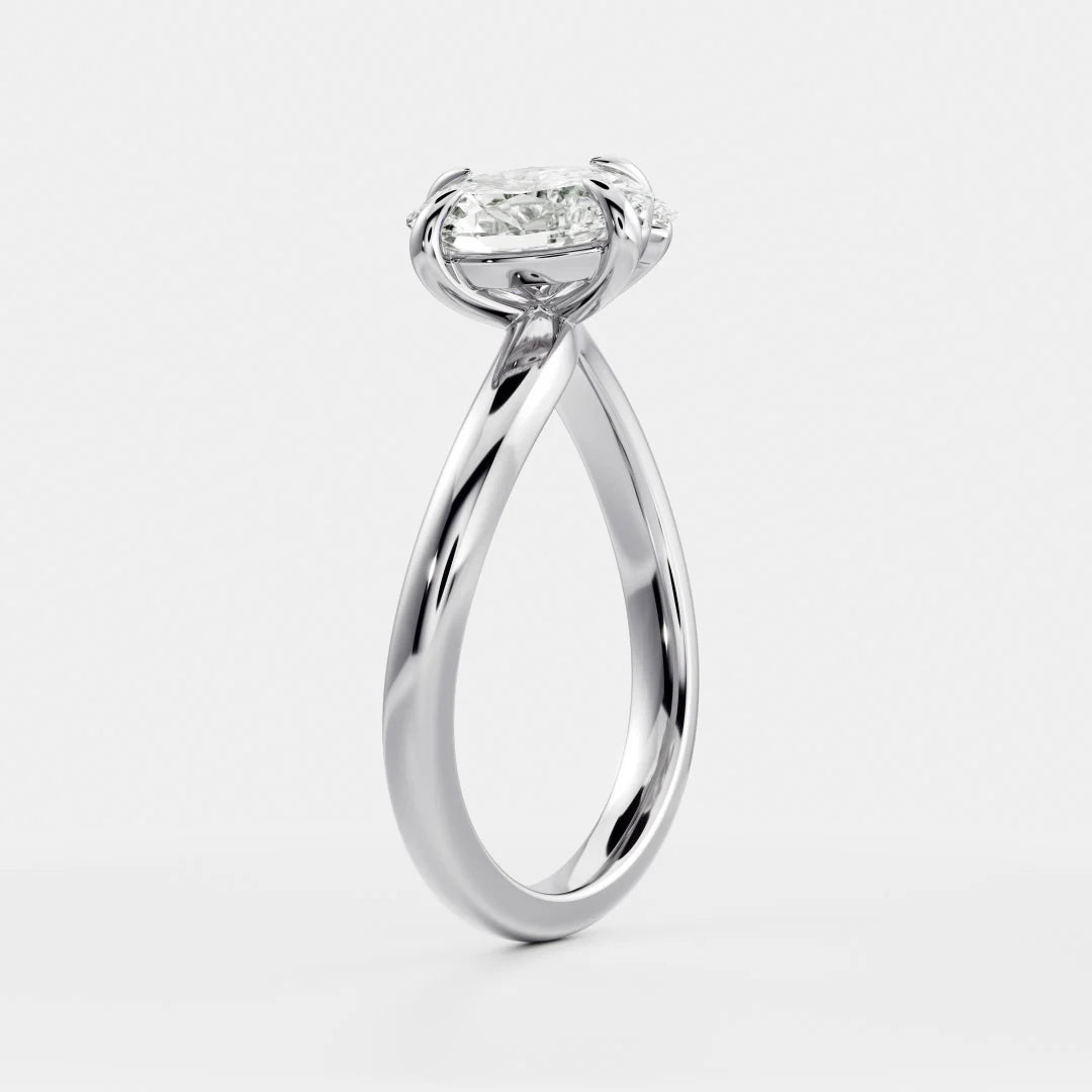 Oval & Marquise Lab-Grown Diamond Toi et Moi Engagement Ring