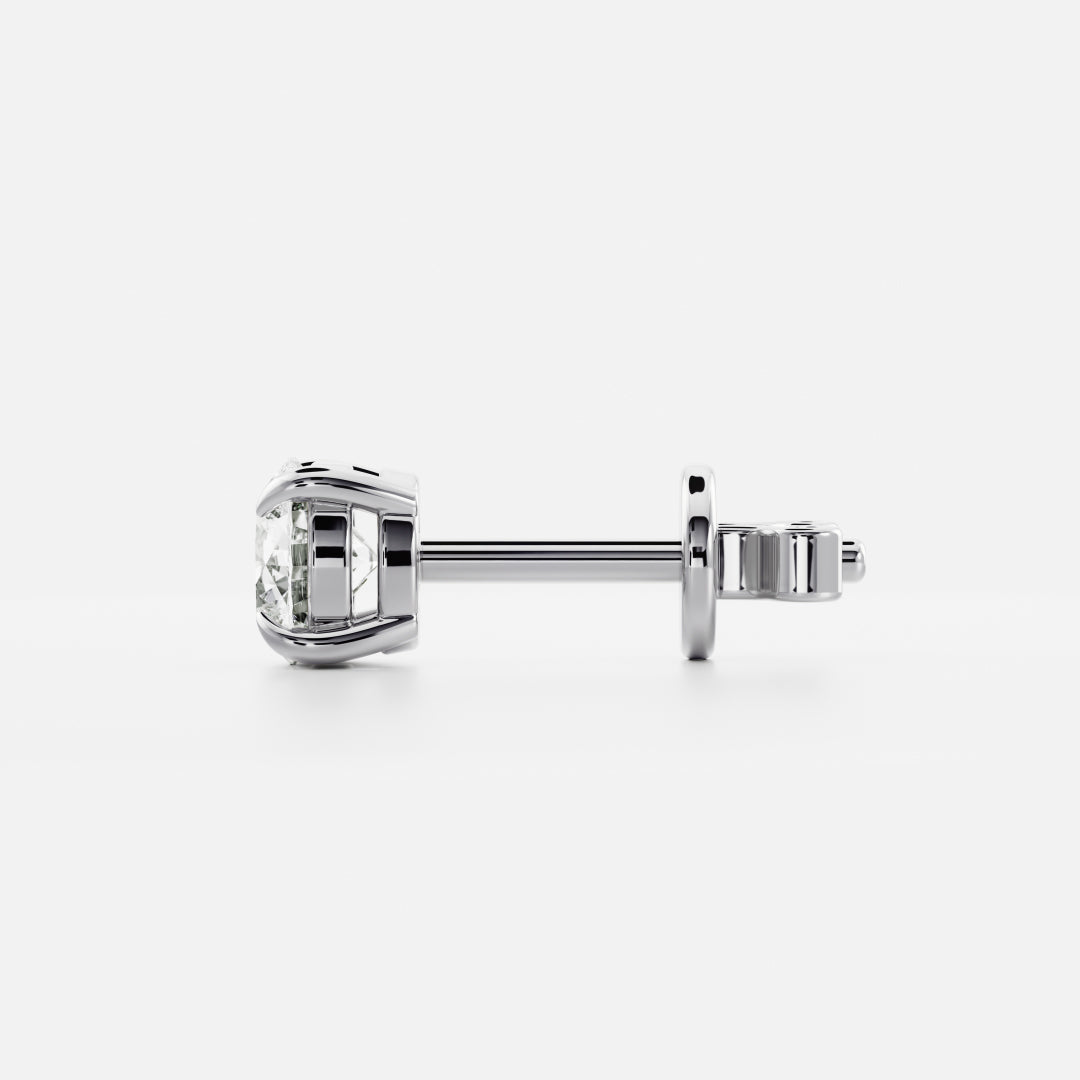 The Stella Round Brilliant Lab-Grown Diamond Studs