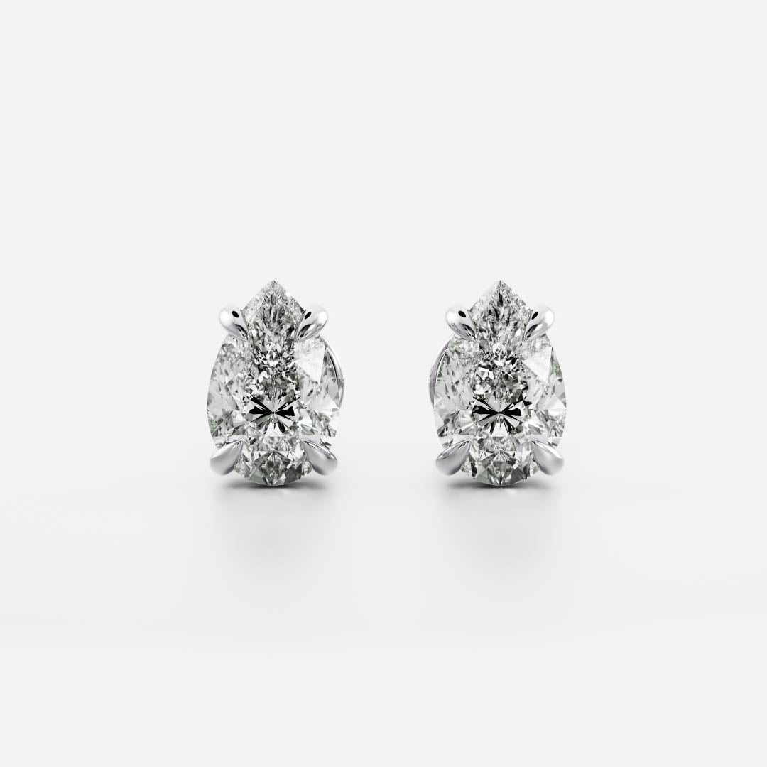 The Seraphina Pear Cut Lab-Grown Diamond Studs